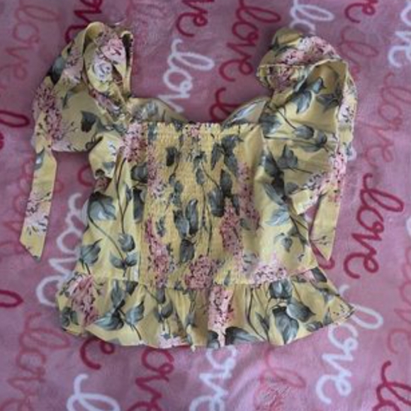 Corset Type Flower Top - Picture 4 of 4